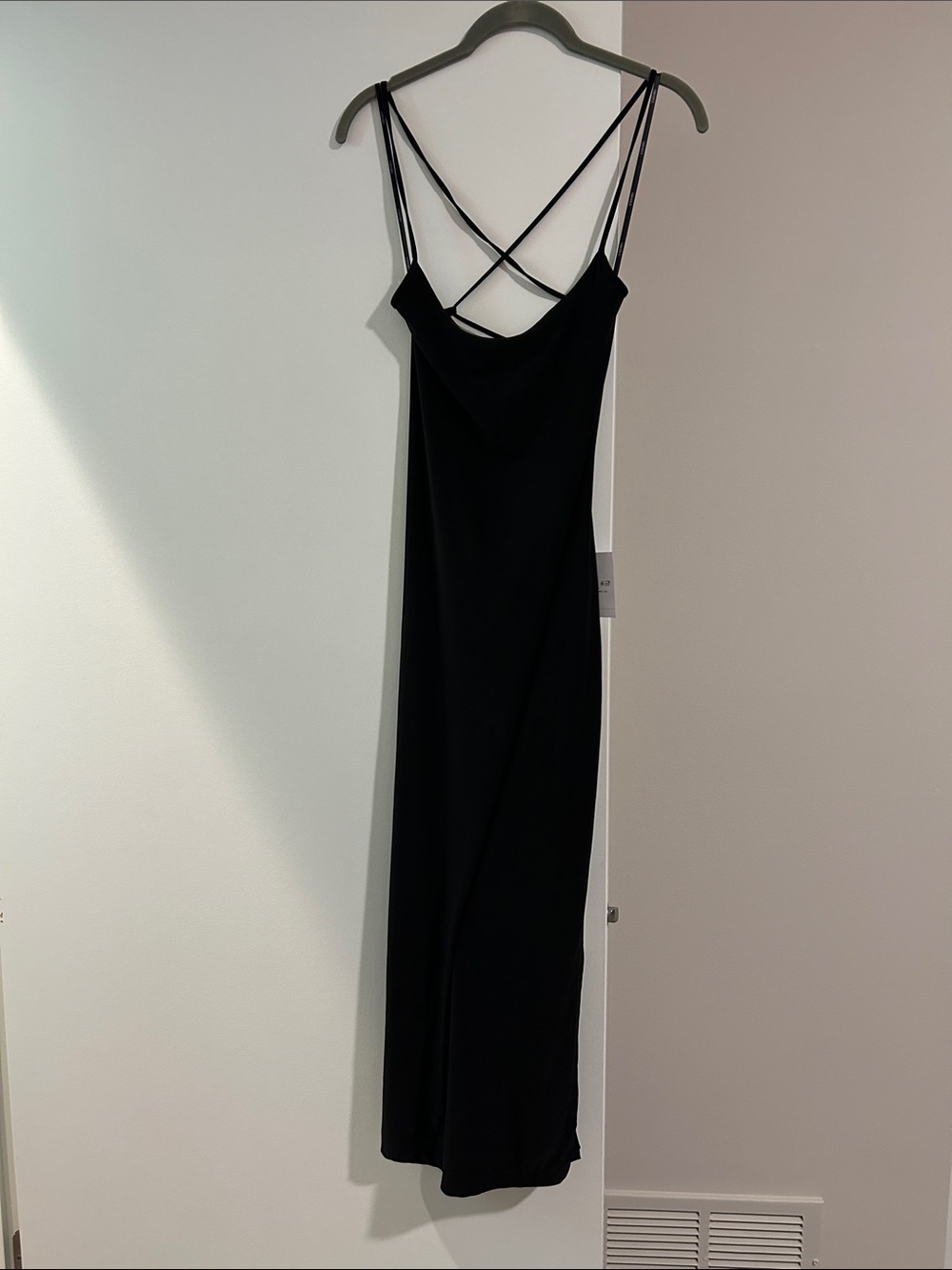 Black Dress with Crisscross Straps